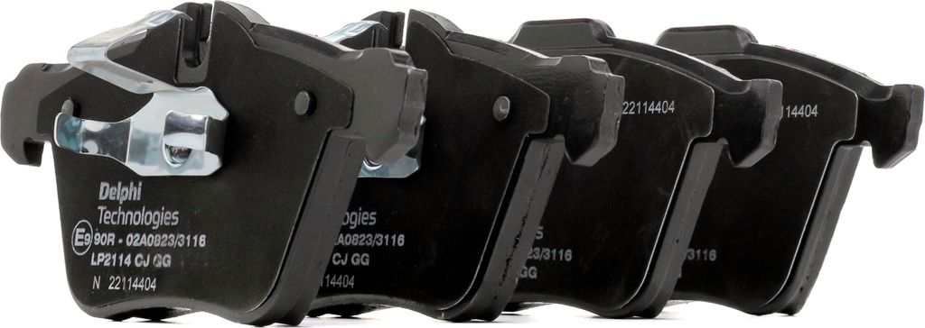 DELPHI Bremsbeläge Satz Vorne Bremsklötze für JAGUAR XF (J05, CC9) LP2114