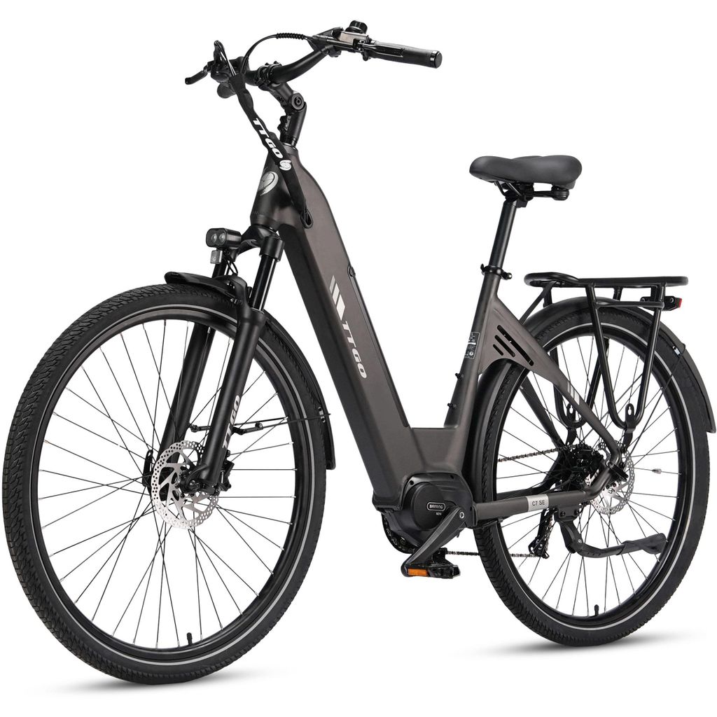 E-Bike Cityrad 28Zoll, 140km, 75Nm Mittelmotor, Produktbild 