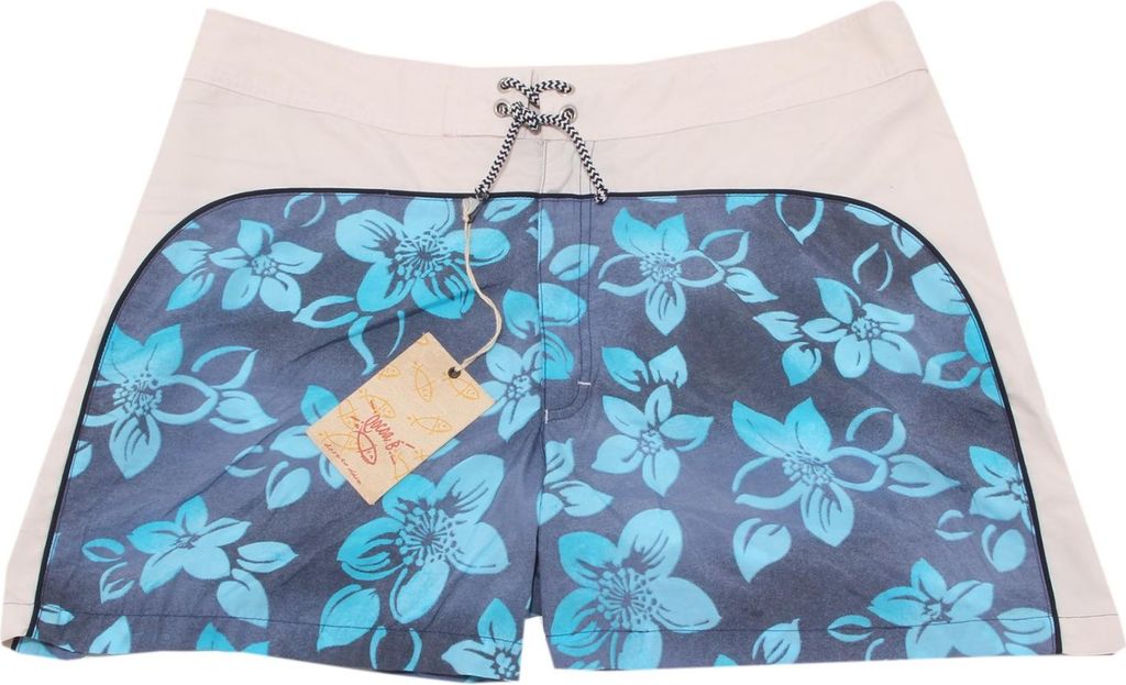 7284P QOCOA B Blume gemustert Boxer Badeanzug Strandbekleidung Männer