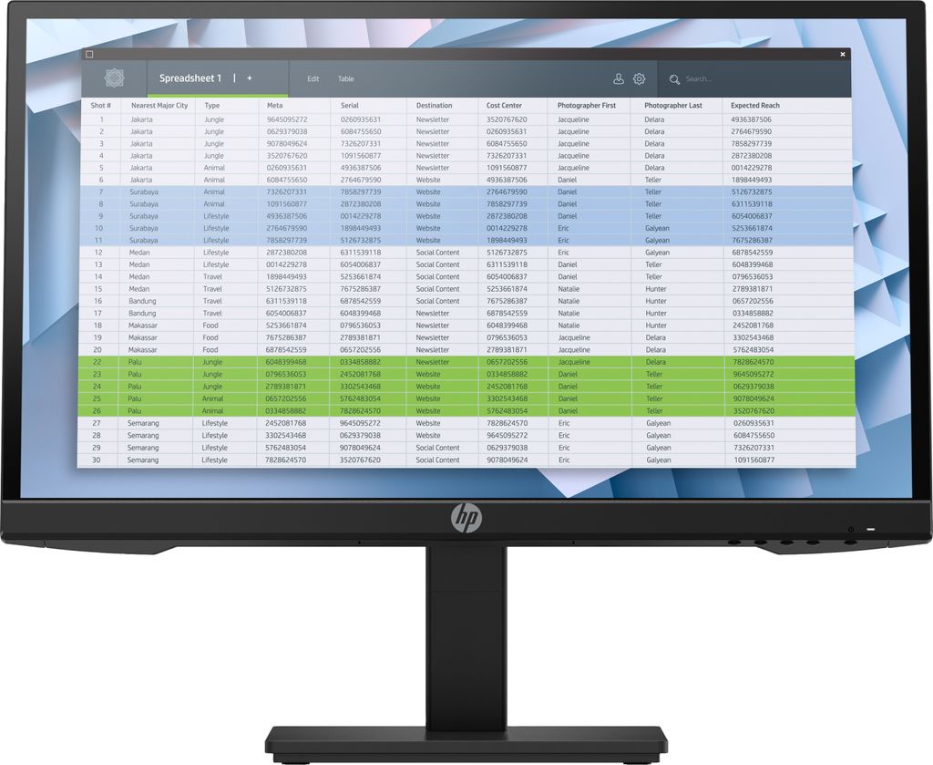 HP P22h G4 21,5 Zoll | 7UZ36AA | 16:9 | Full HD | 5ms | Produktbild 