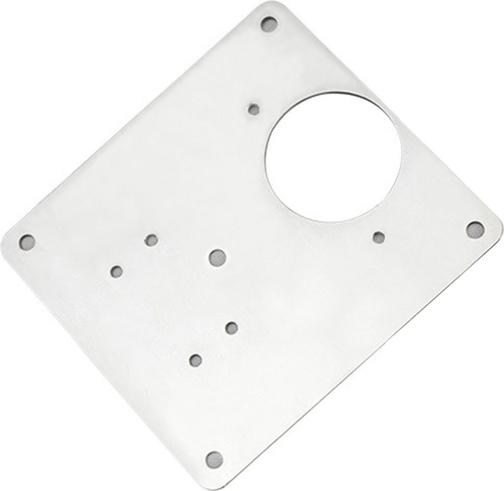 Scharnierpaneelflockenform einfach zu installieren Edelstahl Küchenschrank -Tür Scharnierreparaturplatte für Schrank