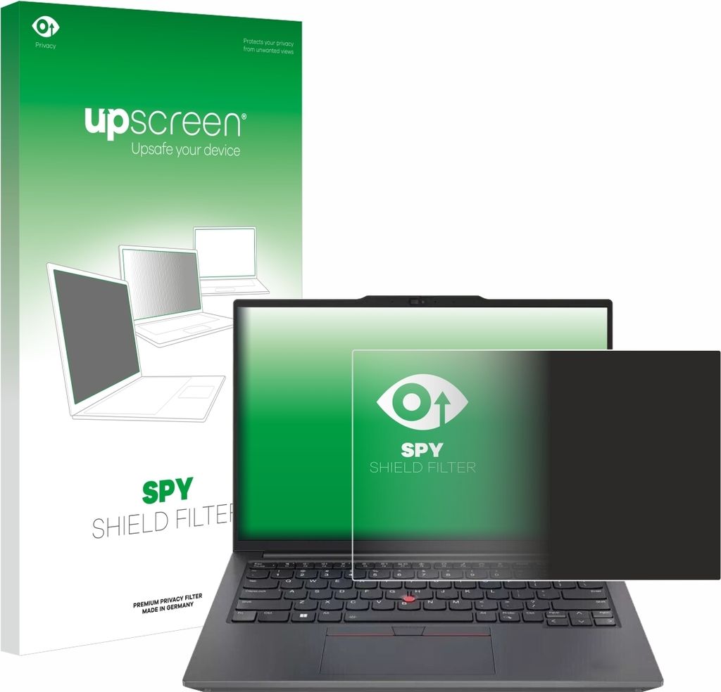 upscreen Blickschutzfilter für Lenovo ThinkPad E14 Gen 6 Anti-Spy Privacy Filter Sichtschutz Blaulicht-Schutz