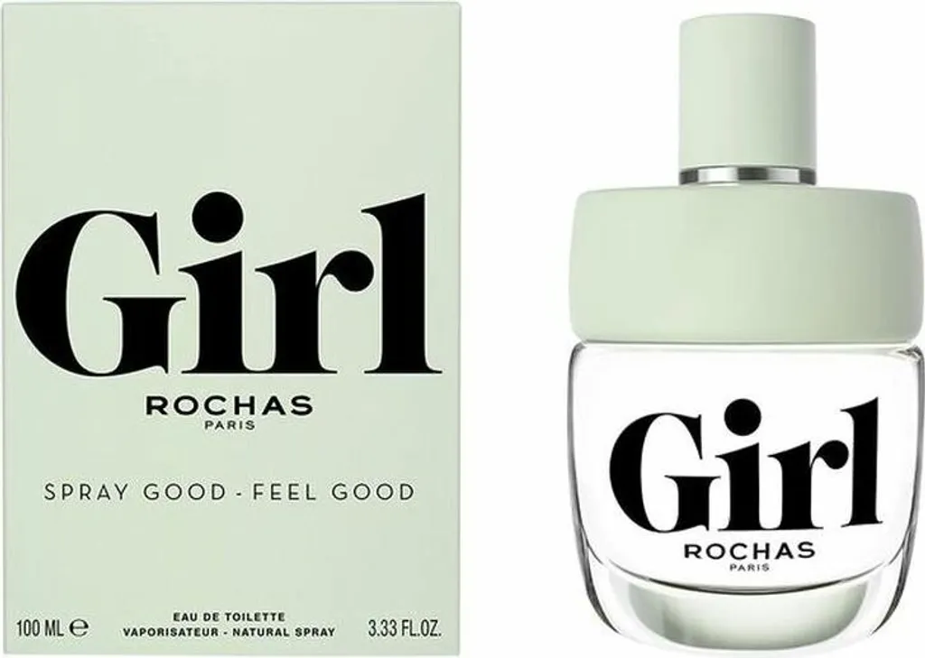 Parfum Femme Rochas Girl EDT - Eau de Toilette Naturelle Spray 100 ml