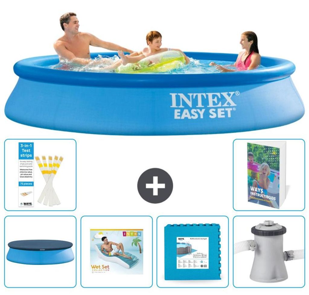 Easy Set Pool Rund - 305x61 cm - 7-teilig S129