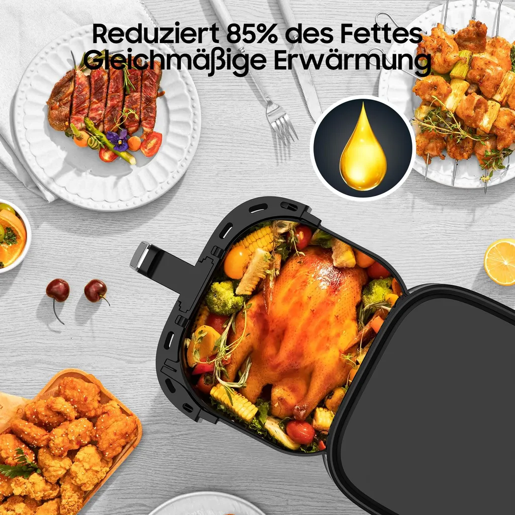 Airfryer AF625A XL 6,5L - Friteuse sans huile numérique 8 programmes - 3