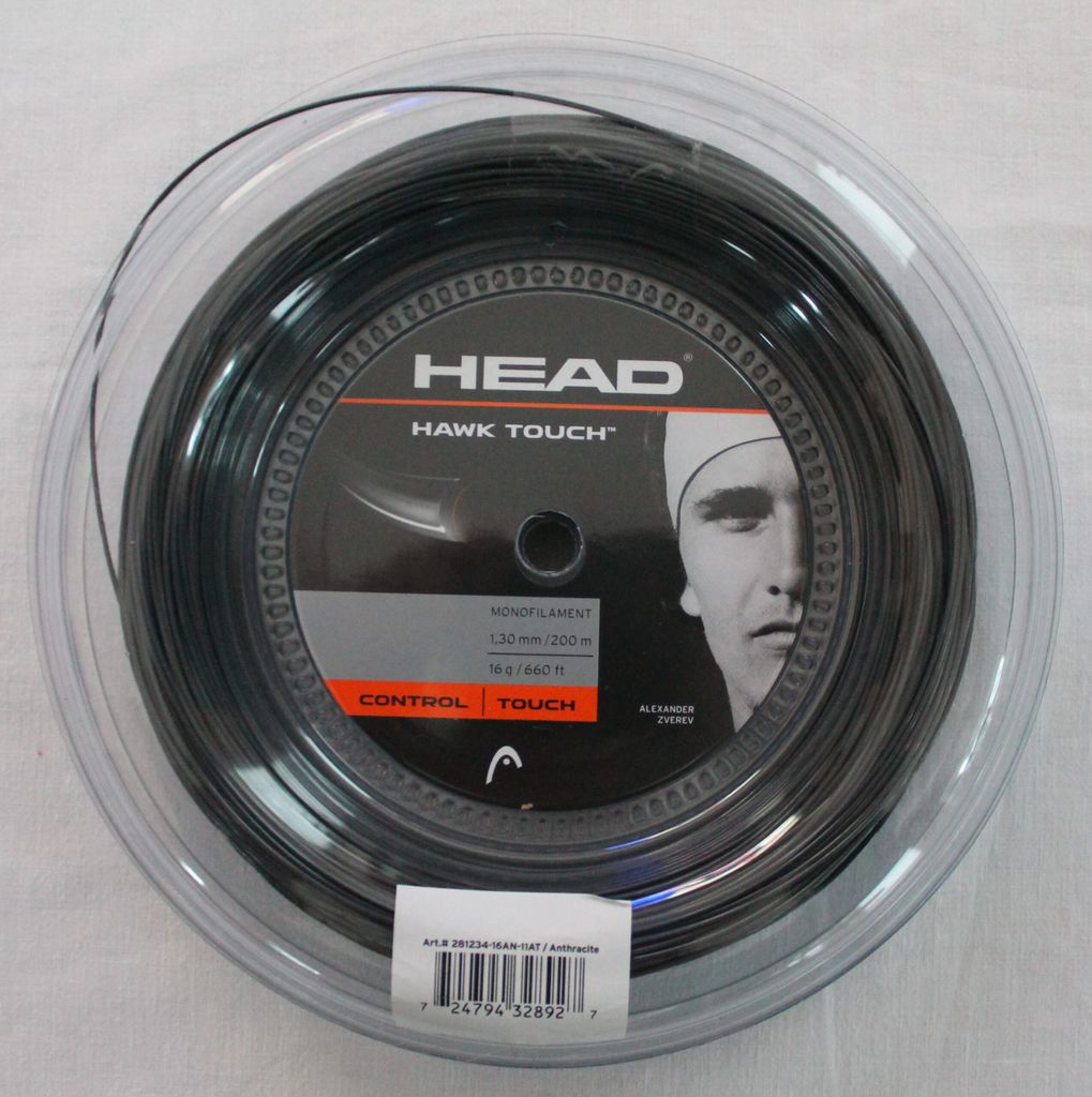 Head Hawk Touch Rolle 200 Meter 1,30 mm 16g Grau-Schwarz: € 200,00