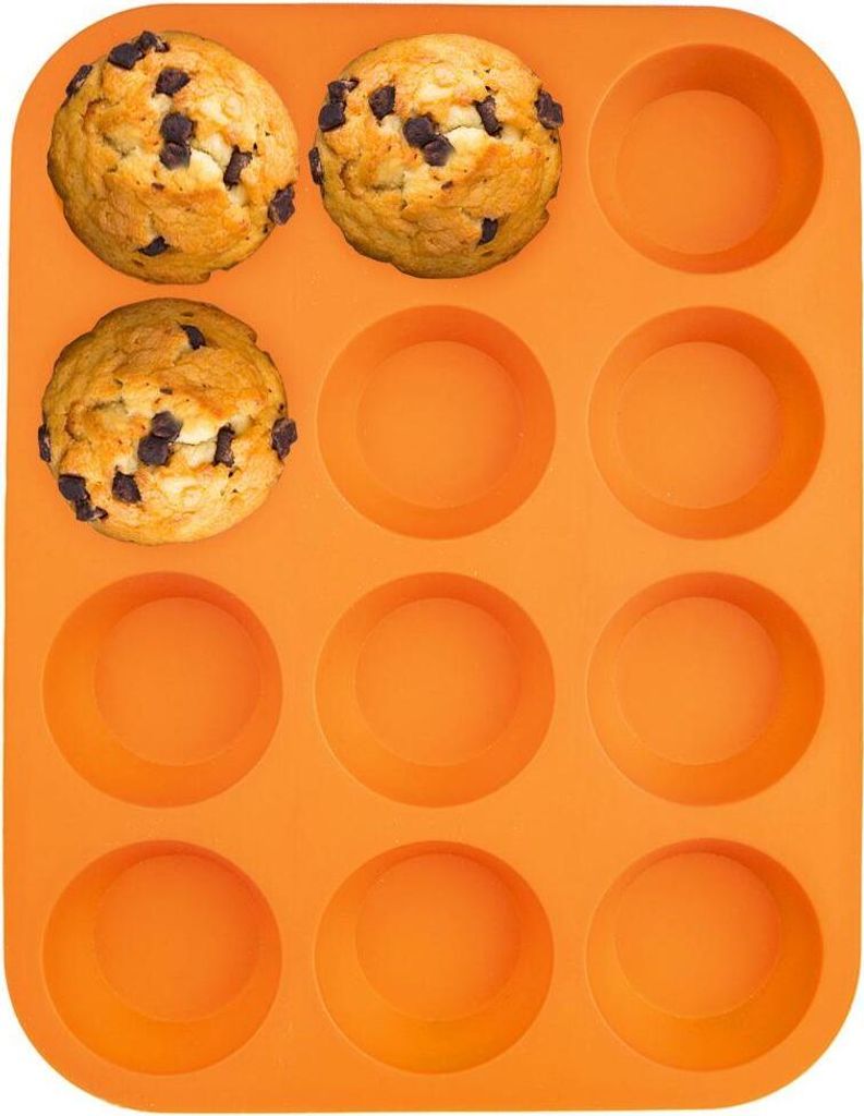 ORION Muffinblech aus Silikon für 12 Muffins Kuchenform Produktbild 