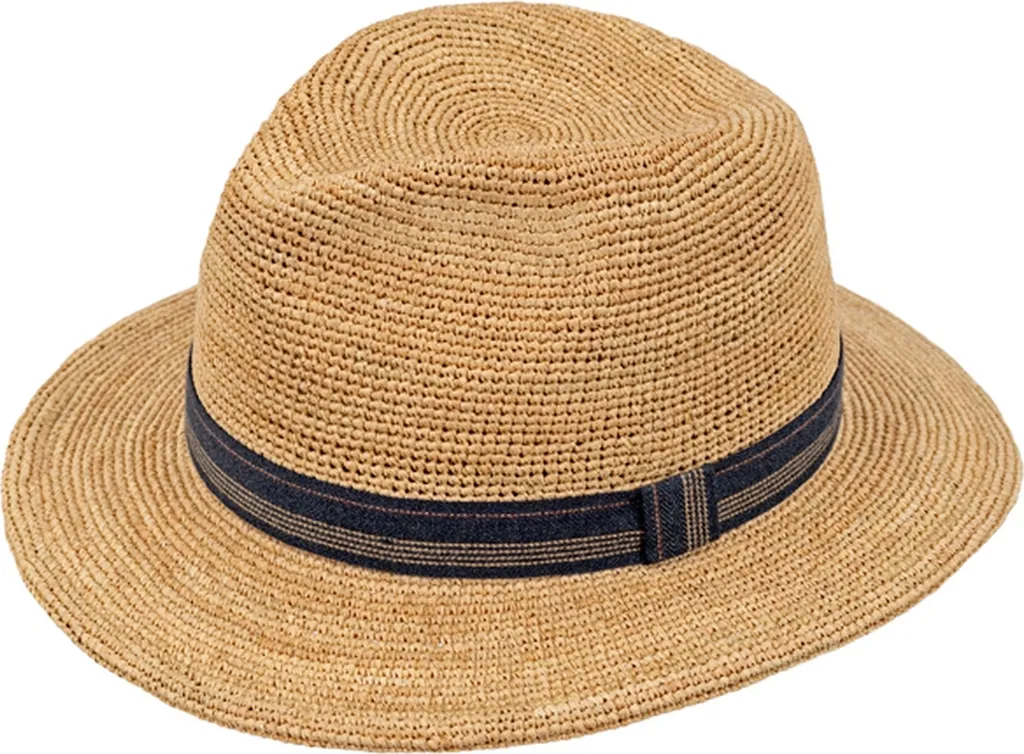 Chapeau Traveller Anti-Chaleur en Raphia Balke - Look Croquet Aéré