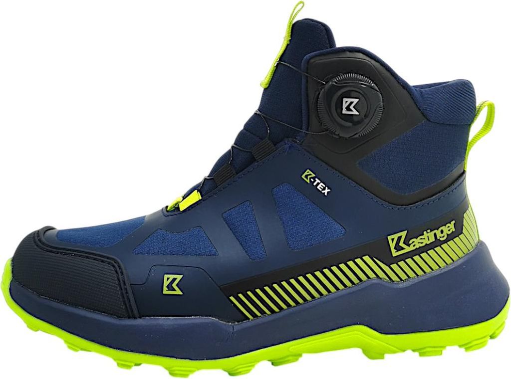 Kastinger GSK-Norderner Kinderschuhe Burschen Stiefel Wasserdicht Schnürer Blau Freizeit, Schuhgröße:39 EU