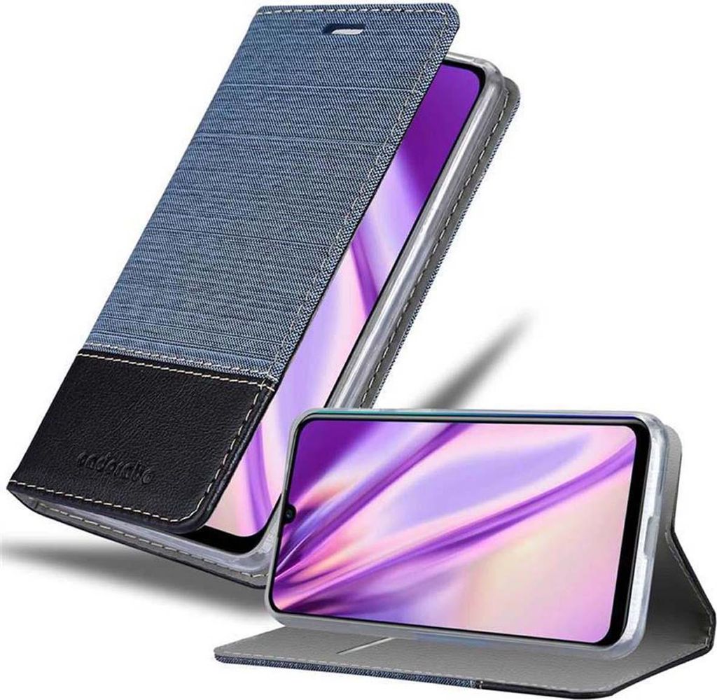 Cadorabo Hülle für Huawei P SMART PLUS 2019 Schutzhülle in Blau Handy Hülle Etui Book Case Cover