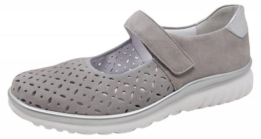 Semler Komfort Slipper Birgit - H Damen 3933353332 Grau 42 Produktbild 