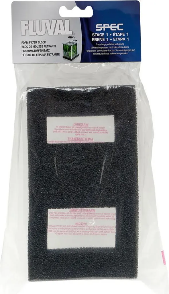 Mousse de filtration de rechange Fluval pour filtre aquarium SPEC 2L