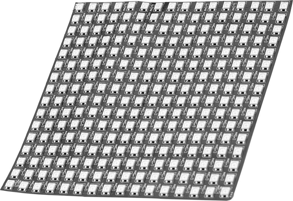 AZ-Delivery LEDs RGB LED Panel WS2812B 16x16 256 LEDs Flexibel Led Matrix IC Einzeladressierbare Vollfarbfunktionen mit DC5V Kompatibel mit Raspber...
