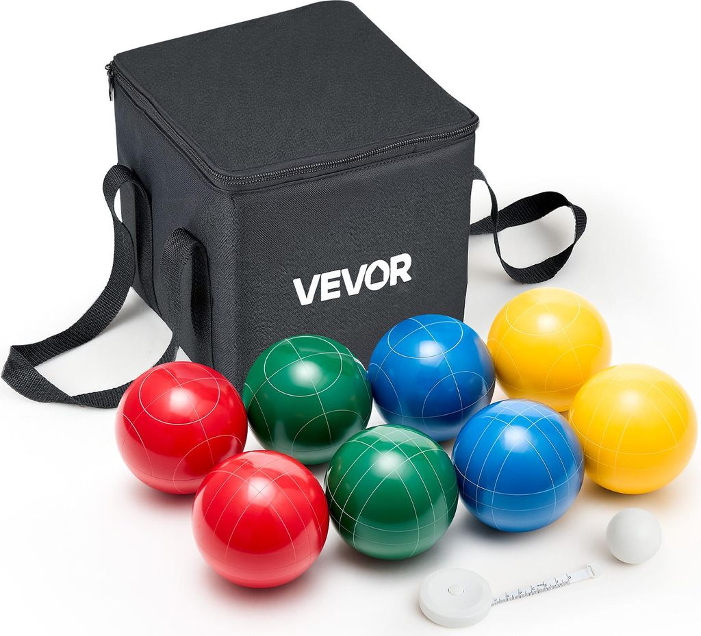 Set de pétanque VEVOR avec 8 boules en résine (107 mm) & Image du produit 