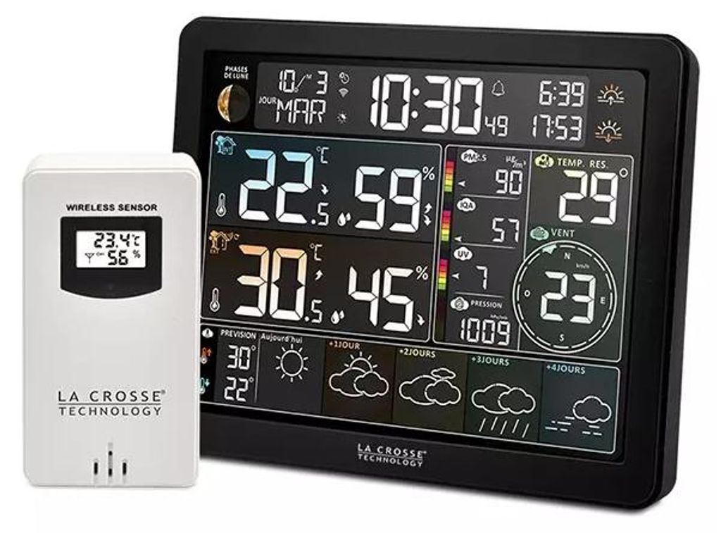 Stazione meteorologica nera La crosse technology SW405-BLA Immagine del prodotto 