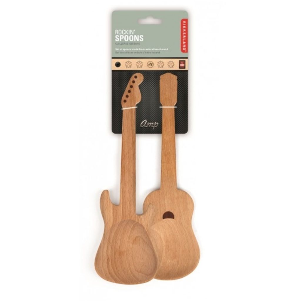 Kikkerland Salatbesteck - Gitarren