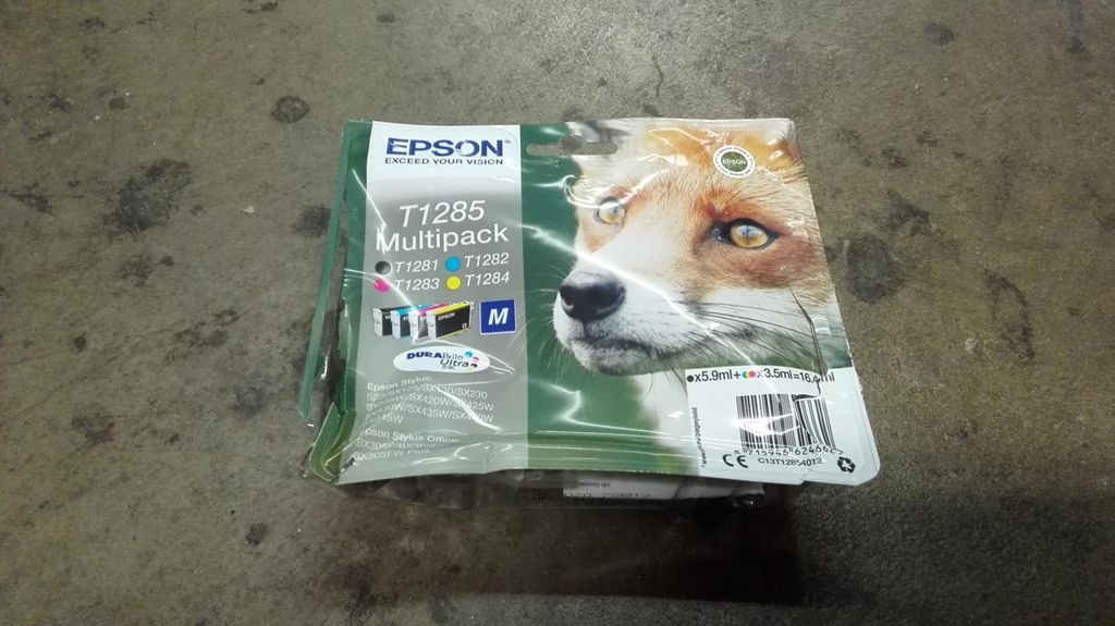 Epson Fox T1285 Fuchs DURABrite Ultra Multipack 4 Farben Produktbild 