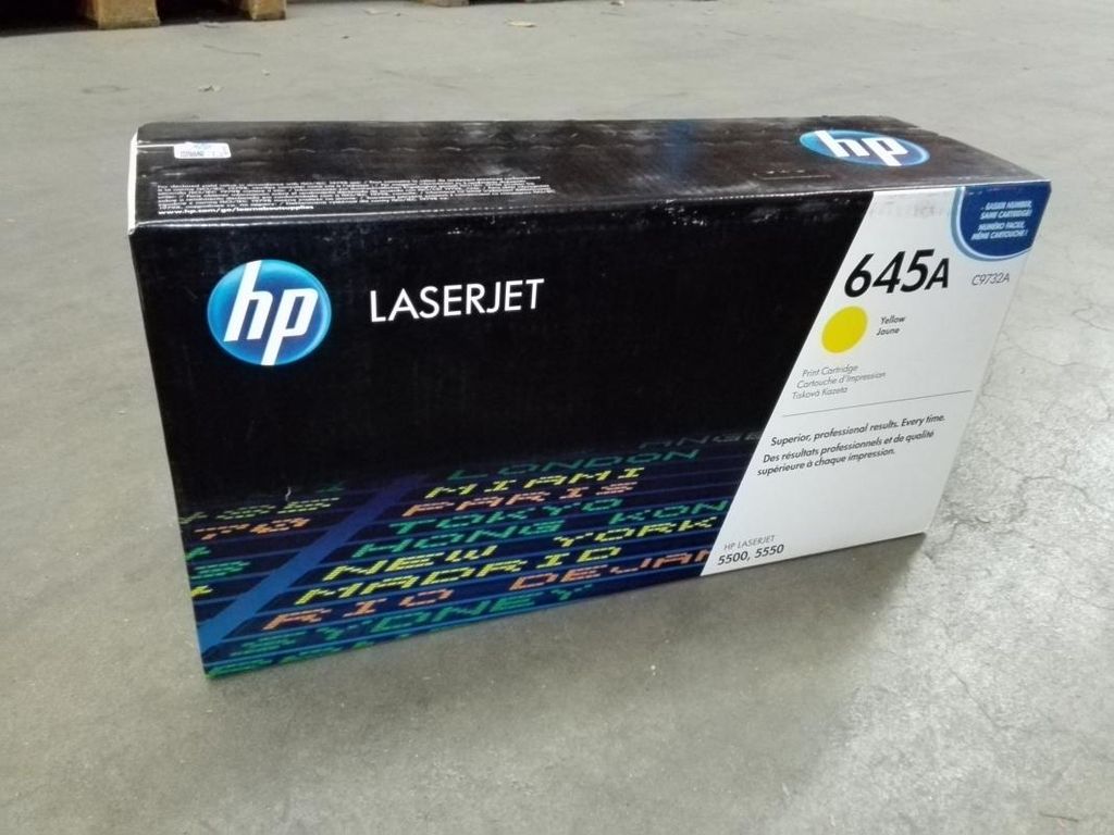 HP 645A Gelb Original LaserJet Tonerkartusche, 12000 Produktbild 