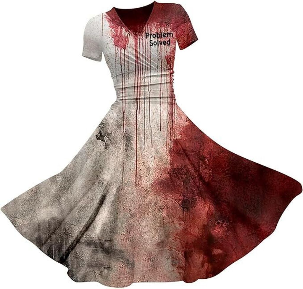 Problem Solved Halloween Costume Ladies - spaventoso abito Immagine del prodotto 