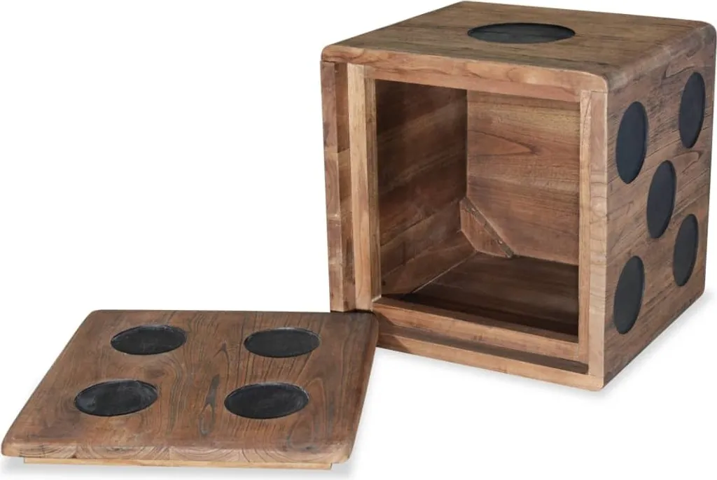 Caisse de rangement bois Mindi 40x40x40 - Design Cube Modulable - 4