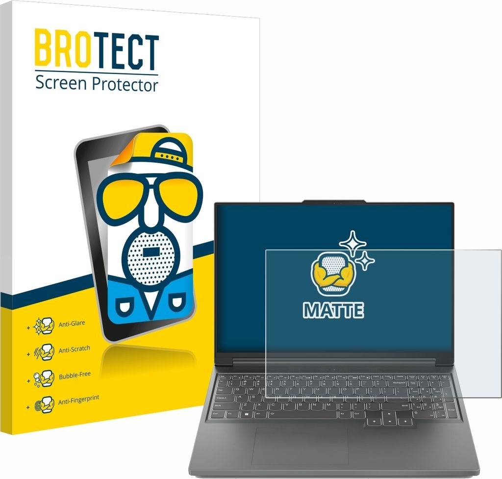 BROTECT Schutzfolie für Lenovo Legion Slim 5 14 Displayschutz Displayschutzfolie Folie Matt Entspiegelungsfolie