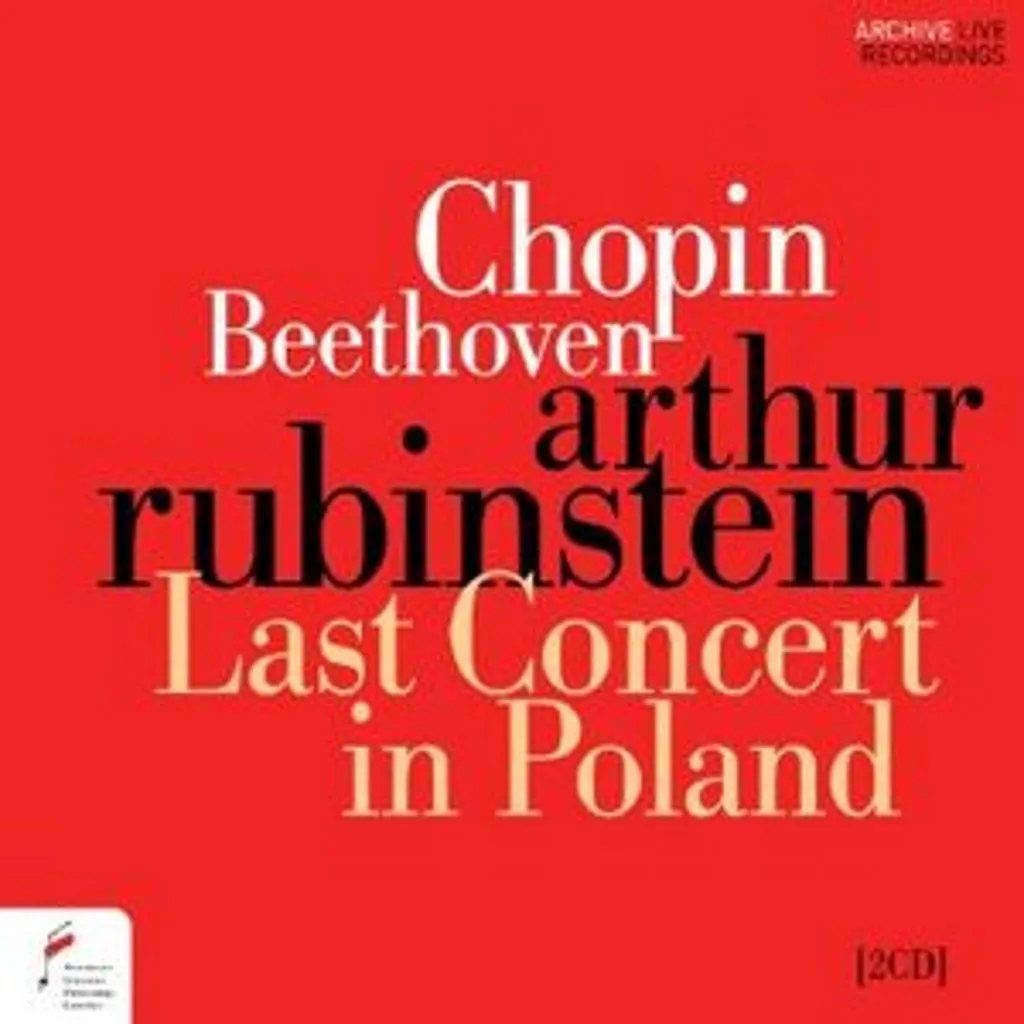 Disque Vinyle Artur Rubinstein dernier concert en Pologne Live Premium