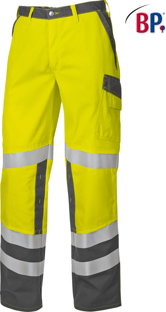 BP Arbeitshose - warngelb/dunkelgrau - 56n