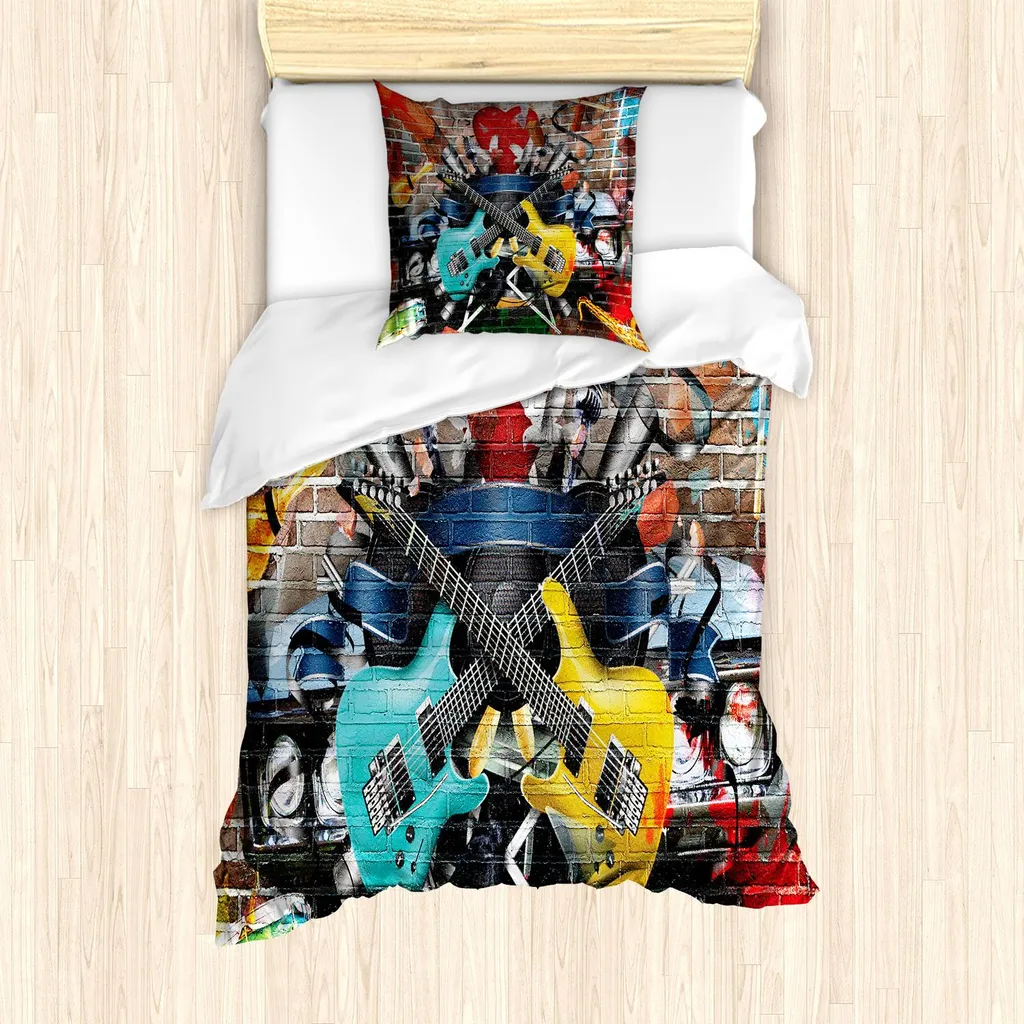 Offerta Set Copripiumino ABAKUHAUS 135x200: Musica e Graffiti