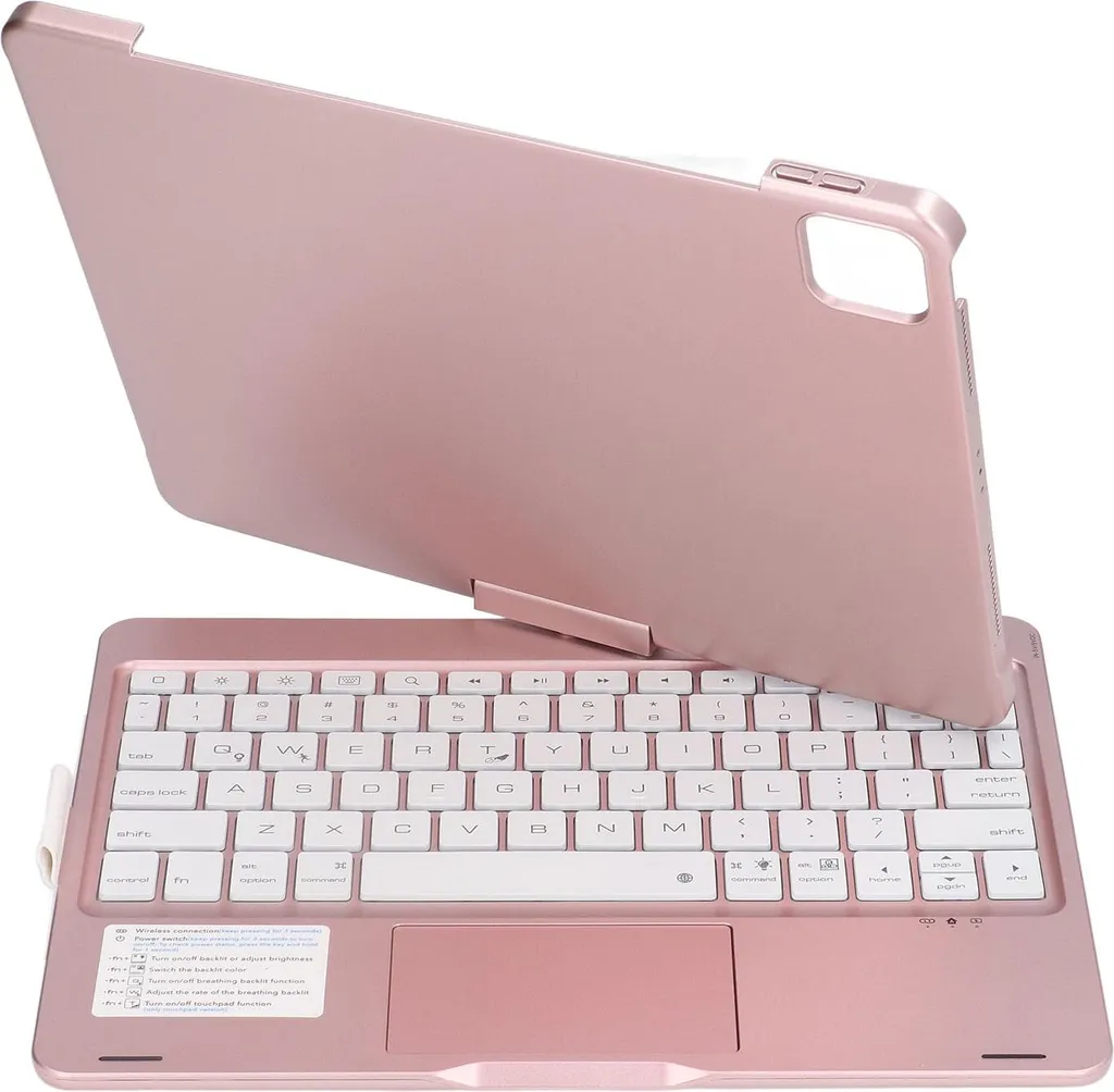 Clavier Rétroéclairé RGB 360 Degrés pour iPad Air 10.9 et Pro 11 Pouces