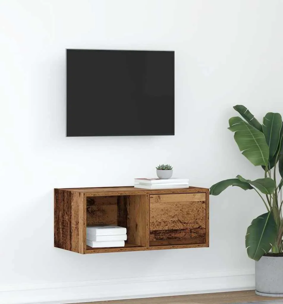 Maison Exclusive Mobile TV 60cm Effetto Legno Antico - Design Compact