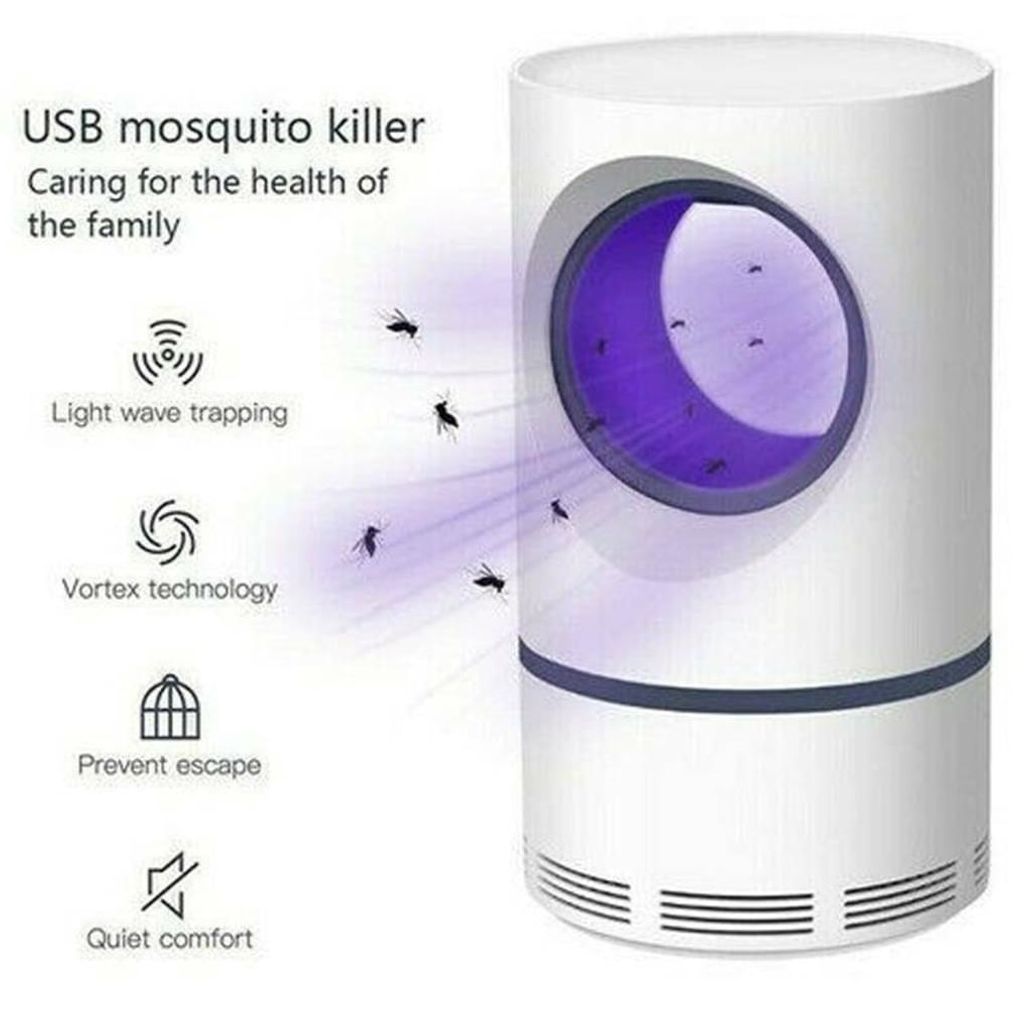 Elektrisch Mücken Vernichter Lampe USB UV Insekt Fly Pest Bug Zapper Fänger Neu 