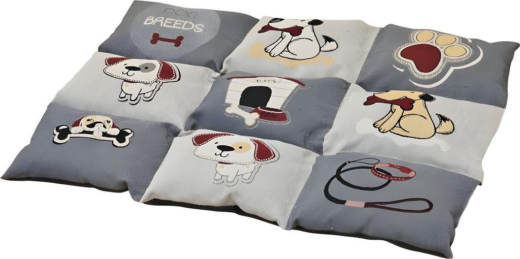 Nobby Liegematte "PATCHY" Classic grau/beige L x B: 58 x 80 cm