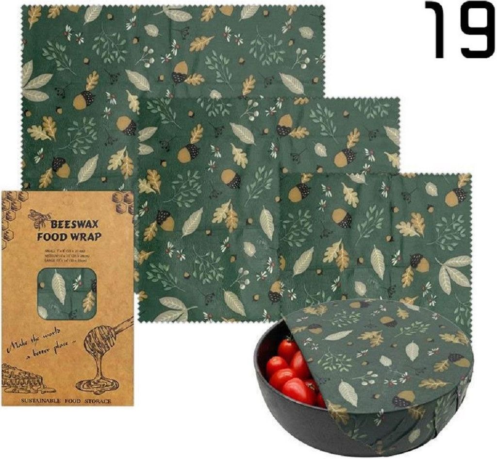 Bienenwachstuch, Bienenwachs-Wraps, Bienenwachstücher Set, Produktbild