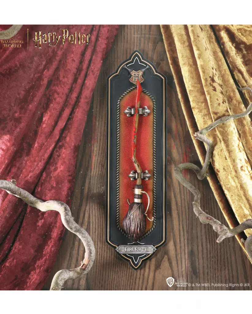 Harry Potter Firebolt Décoration Murale 3D 34,5cm - Finition Artisanale