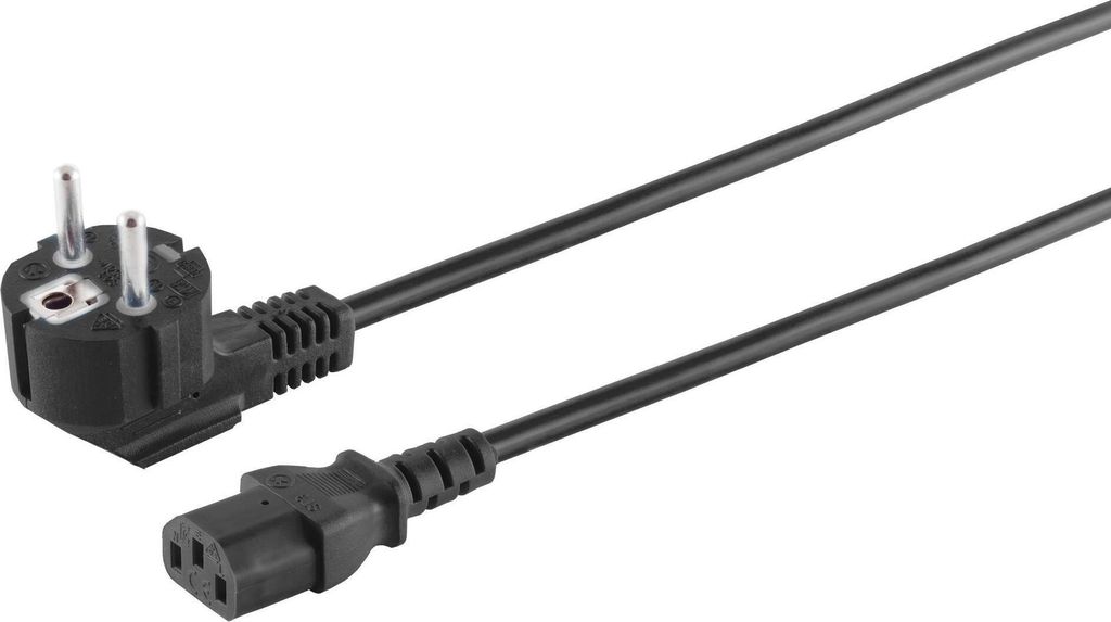 Shiverpeaks Netzanschlusskabel SchuKo Stecker auf C13-Buchse 5,0m (60008)