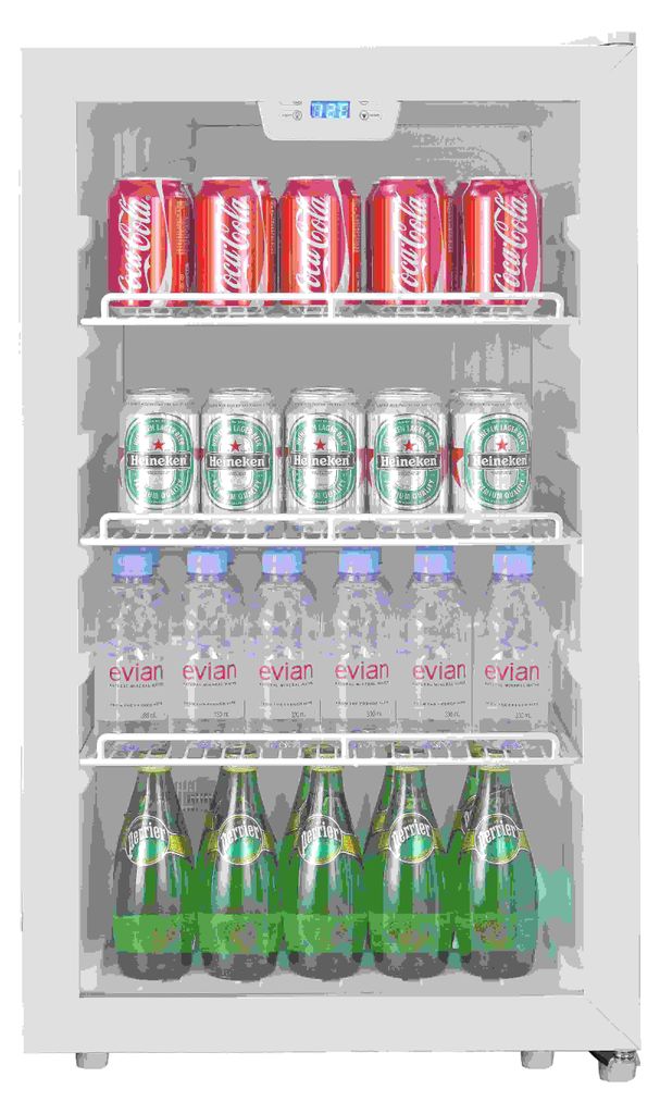 Silva-Homeline Getränkekühlschrank, 92l, Glastür, digital, Produktbild 