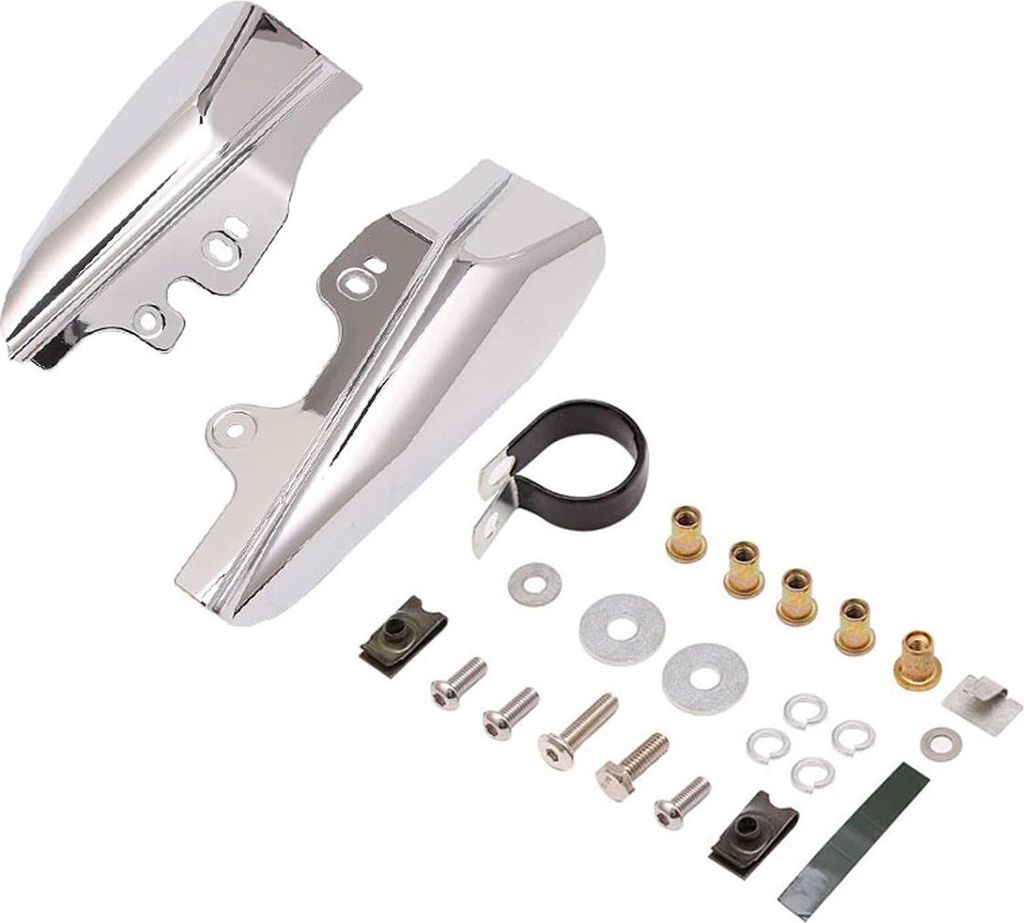 Windabweiser für Harley Davidson Touring 01-08 Hitze Luftschutz WA4 ch