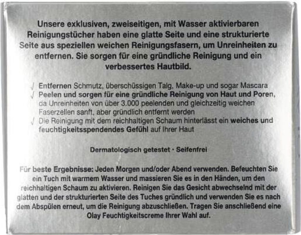 OLAY Daily Facials Gesichts-Reinigungstücher fettige Produktbild 