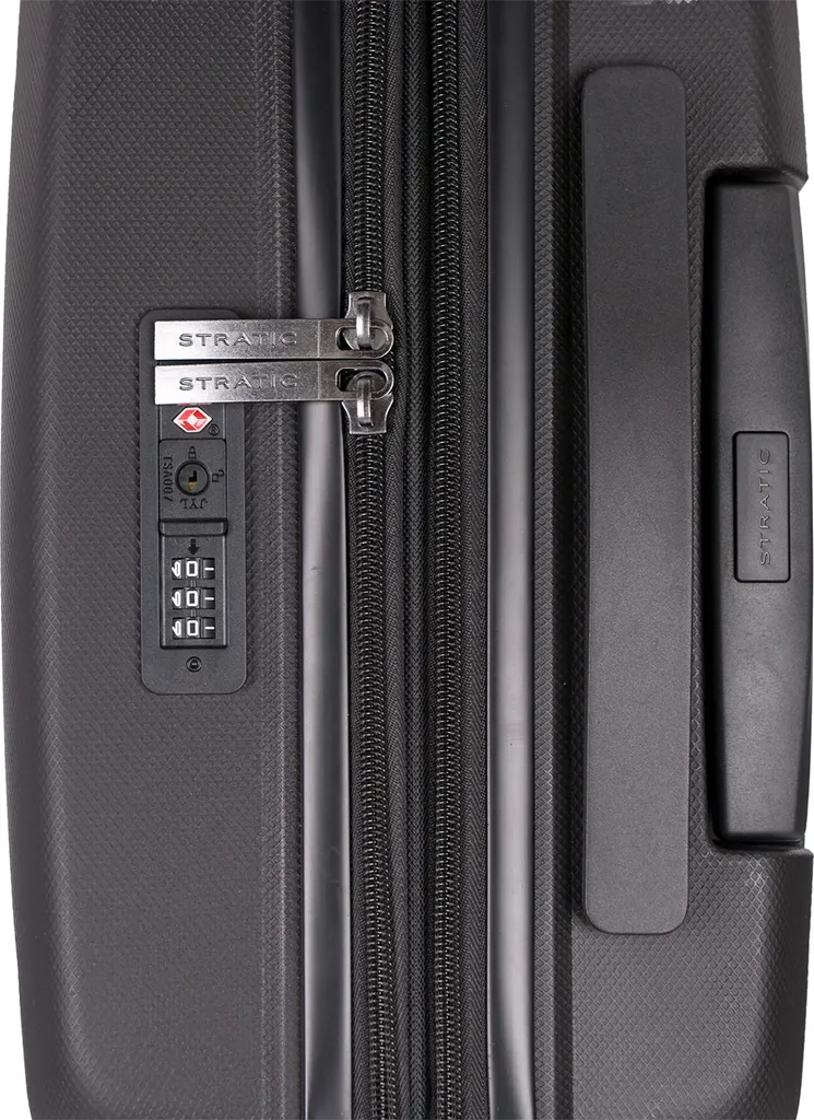 Valise Stratic Bright+ Trolley Expensible Jaune Gold 56cm Rigide - 13