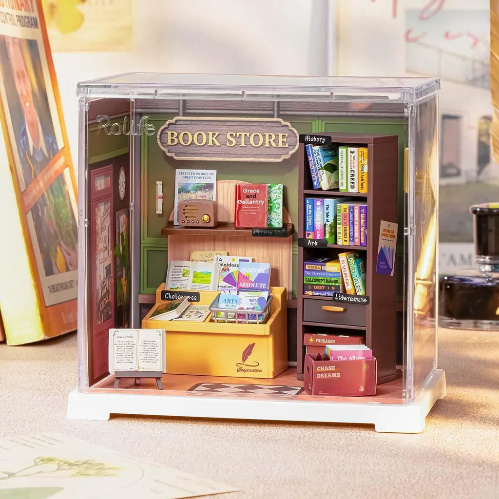 Puzzle 3D Rolife DWS04B Memory Book Store, Mini Maison de 44 Pièces