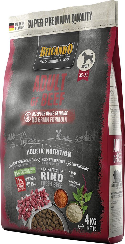 Belcando 556615, Adult, jede Rasse, Rind, 4 kg Produktbild 