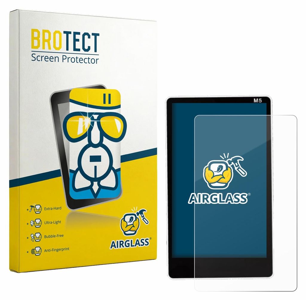 BROTECT Schutzglas für Acogedo M5 Schutzfolie Panzer Folie Glas Display Schutz klar