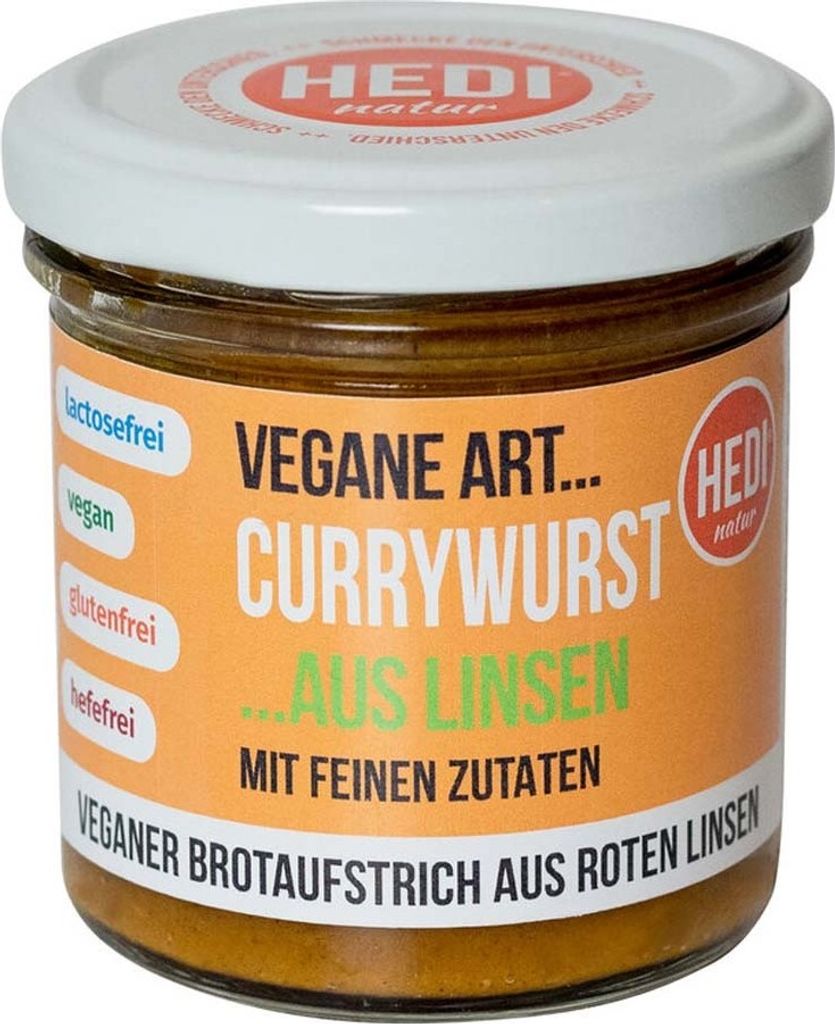 Vegane Art - Saucisse au curry de lentilles 140g Image du produit 