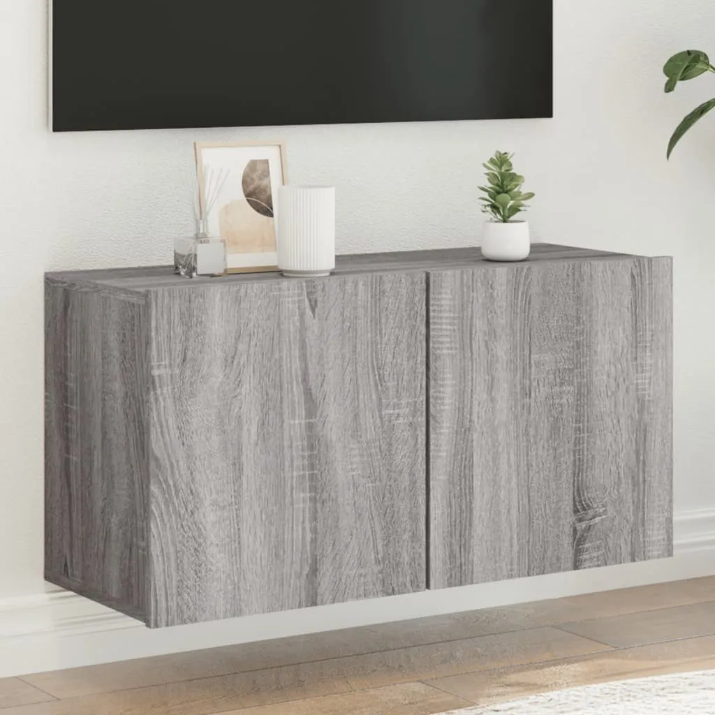 Supporto TV Maison Exclusive 80x30x41 cm Grigio Sonoma - Qualità Top