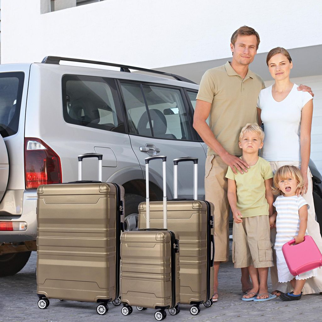 AIORBER Hartschalen-Handgepäck Koffer Set (M 55cm, L 65cm, Produktbild 