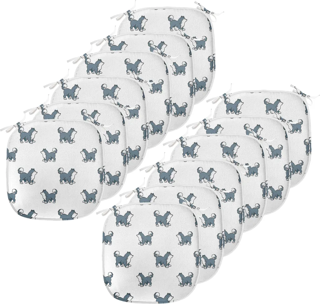 Cuscini Sedie Cucina Impermeabili Siberian Husky Pack 12 ABAKUHAUS
