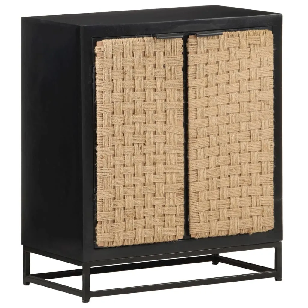 Credenza Etnica 60x35x70 Mango | Mobiletto Ingresso Legno Naturale