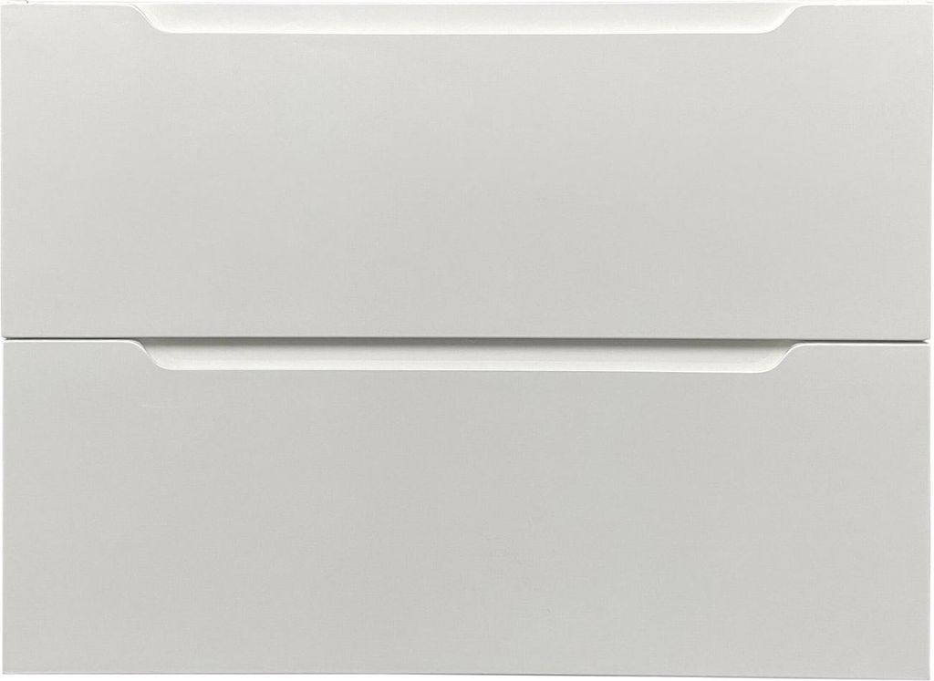 Badezimmerschrank unter Waschbecken wandmontiert - Weiß - 80 cm - STEFANIE