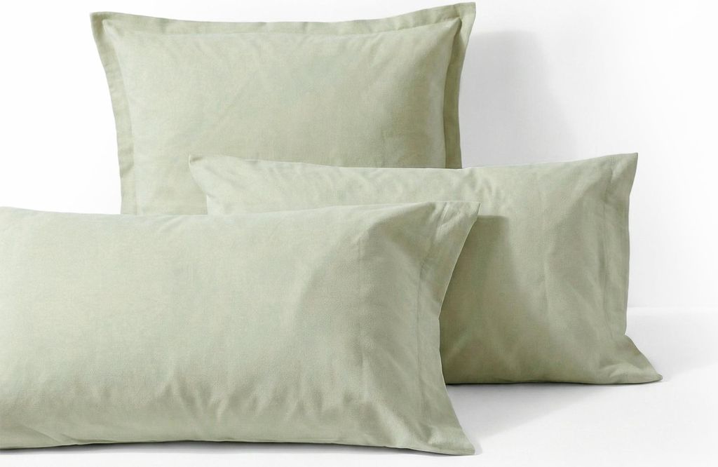 Basic Kissenbezug Beige ton 80x80 cm 100% Baumwolle Hergestellt in Europa