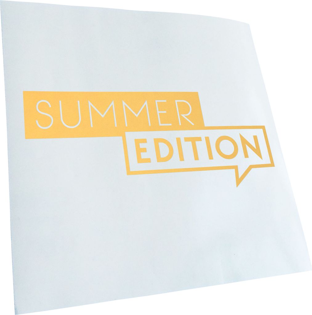 Kiwistar - Autoaufkleber - Summer Edition - Creme - 40x16cm - Aufkleber für Auto, Laptop, Fahrrad, LKW, Motorrad Mehrfarbig JDM Decal Racing